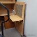 Enclosed Hide Away Desk with Overhead Storage